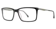 Calabria Big&Tall 20 Square Reading Glasses +7.00 Black Crystal Men Women