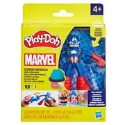 Play-Doh Marvel Captain America Stamping Shield Action Figure Playset