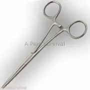 6" Straight Hemostats for First Aid Survival Kits - Sutures, Clamping, Fish Hook