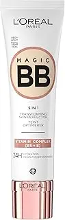 L'Oréal Paris BB C'est Magic Very Light Blemish Balm Cream (BB Cream) for a Natural Looking Complexion, Moisturising, 30 ml