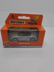 1999 MATCHBOX SUPERFAST #5 SILVER/GREY BLACK INTERIOR PORSCHE BOXSTER NEW IN BOX