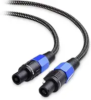 Cable Matters Preminum Braided 12AWG Speakon to Speakon Type Cable NLF4 to NLF4 in 6 Feet