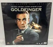 New Sealed MGM “GOLDFINGER” Deluxe Letter Box Ed THX James Bond 007 LaserDisc