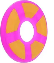 Funny Pet Disc Plaything Dog Fetch Toy for Boys and Girls Interactive Silicone Chewing Toy Scratch Surface Entertain Dog for Hours