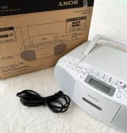 SONY CFD-S70 W CD Radio Cassette Recorder Audio System White NEW oki10