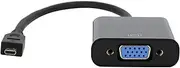 Micro HDMI to VGA Adapter, 1080P Active Micro HDMI to VGA Video Converter Adapter with 3.5mm Stereo Audio for Raspberry Pi 4B PC, Projector, HDTV