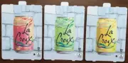 (3) DIXIE NARCO 501E & 276HVV "La Croix"SODA VENDING MACHINE 12oz CAN VEND LABEL
