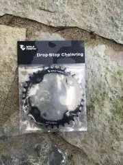 Wolf Tooth 104 BCD Tooth Chainring Drop Stop A Multiple Tooth Choices (Black AL)