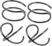 [VALICLUD] Unisex S925 Ear Clips Minimalist Double Layer No Hole Ear Cuffs for Fashion Jewelry