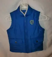 Buffalo David Bitton Vest Boys Blue Sz 6 NWT