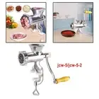 Manual Meat Grinder Machine Hand Crank Mincer Home Kitchen Sausage Noodles