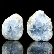 Natural Crystal Raw Stones Celestite Mineral Specimen Ornament Healing Crystals