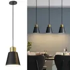Yollzey Modern Black 3-Pack Pendant Light, Metal Shade, 59.1in Cord, Kitchen ...