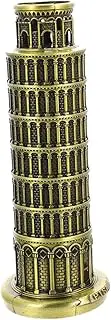 LABRIMP Leaning Tower of Pisa Model Eiffel Tower Statue Metal Models Italian Decor Pisa Tower Sculpture Pizza Tower Pisa Tower Model Home Supplies Housewarming Gift Party Decor Alloy Metal