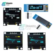 0.91" 0.96" inch OLED LCD Display Module IIC I2C 3.3V 5V for Arduino AVR STM32