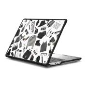 MacBook Pro 14-inch (M1 - M4) Impact Case Black and white