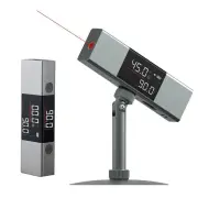 AtuMan DUKA LI1 2 In 1 Dual Laser Protractor Digital Level Ruler Rechargeable 360° Arbitrary Angle Cast Line Measurement