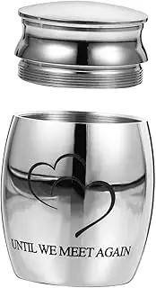 LIGHTAOTAO Pet Urn Casket Premium Stainless Steel Cremation Storage Box for Ashes Durable Resistant Design Elegant Memorial Keepsake for Beloved Pets