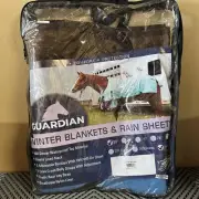 Guardian Reinsman Rain Sheet, 600 Denier WP Top, Breathable Nylon Liner - H100