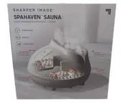 Sharper Image Spahaven Sauna Foot Massager With Heat And Steam NIB $249