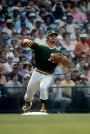 Sal Bando Oakland Athletics in action v the Baltimore Orioles at - 1974 Photo 1