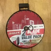 DIABLO Circular Saw Blades Carbide 7 1/4", 24 Tooth Value 2- Pack