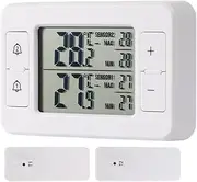 Freezer Temperature Measuring Tool | Digital Wireless Temperature Monitor for Fridge,Measure Accessory for Indoor Apartment Dorm Kitchen