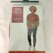 Bite Me Costume Adult Gingerbread Cookie Fits Up To Size Extra Large Halloween