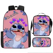 Stitch Backpack StarCraft Backpack Oxford Cloth Shoulder Bag Lunch Bag Pencil Bag 51-NMAOV