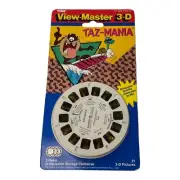 Vintage Taz-Mania Tasmanian Devil Cartoon view-master Reels Blister Pack Rare