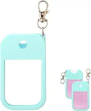 Palksky Hand Sanitizer Spray Case for Touchland,Protective Case with Keychain for Power Mist and Glow Mist1 fl oz(Blue),Travel Size for Women