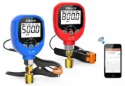 Elitech Wireless Digital Manifold Gauge HVAC Pressure Gauge Set PT-500&PT-800