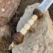 Custom Hand Forged Engraved Gladius Sword Roman Gladiator Sword With Sheath