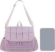 Backpack Diaper Bag, Nursery Storage Bag, Large Capacity Travel Diaper Bags with Changing Pad, Waterproof Maternity Bag for Mom
