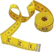 ERINGOGO 120in PVC Fiber Tailor's Tape Measure Soft Flexible Body Measurement for Crafts Sewing Fabric Double Scale Ruler Side for Weight