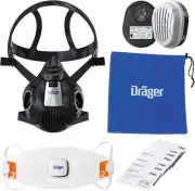 Dräger X-plore Bushfire Respirator Mask Kit: Half-Face + ABEK1Hg-P3 Filters