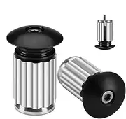 Bicycle Grip End Caps, 1 Pair Road and Mountain Cycling Handlebar End Caps, Riding Hand Cover for Sports Enthusiasts Precise for Commuting and Travel