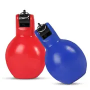 2 Pcs Whistle Loud Emergency Referee Whistle Hand Whistle for Referees,Sports Teachers,Dog Trainers red blue