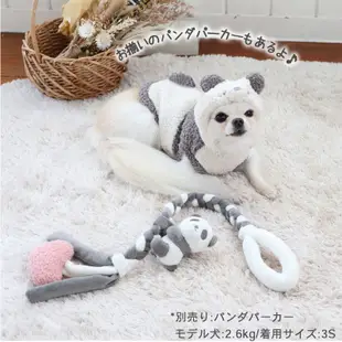 【PET PARADISE】寵物棉質繩結玩具[熊貓/泰迪熊] (63cm)｜PP 2024新款 狗狗繩結玩具 寵物玩具