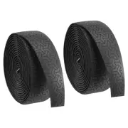 2Pcs 6.6ft Racket Overgrip PU Grip Tape Non-Slip for Tennis Badminton Black