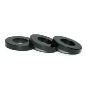 50pcs M5 Flat Washer Aluminum Gasket Anodized Countersunk Washer for RC Black