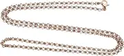 [HAWILLOSCH] Collarbone Necklace Men's Jewelry Necklace Chains Chain Belt Eyeglass Chain Men Necklace Chain Circle Chain Silver Necklaces Men's Necklaces Jewelry Chain Rose Gold Stainless Steel