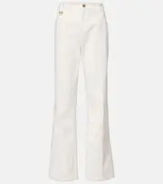 [Chloe] Chloé Cotton canvas straight pants AU 14 white