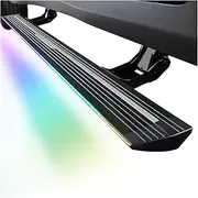MOMOAU Auto Retractable Electric Running Boards Compatible with 2022+ Toyota Sienna/Previa - 2-Pack Aluminum Alloy Side Steps with Multi-Color LED Lights, True Flush Mount