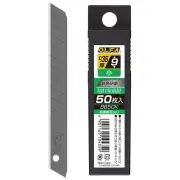 OLFA 50pcs 9mm Black Ultra Sharp Snap Off Utility Cutter Knife Blades BB50K