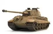 ARTITEC WWII German Tiger II Henschel Zimmerit yellow 1/87 FINISHED MODEL TANK