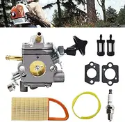 [munirater] Carburetor,Replacement for Stihl BR600 BR550 BR500 Backpack Leaf Blower Replacement for Zama C1Q-S183 with Tune Up Kit