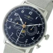 Zeppelin ZEPPELIN Hindenburg Quartz Men's Watch 7036M 3 Navy Silver Navy