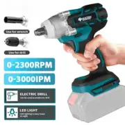 18VElectric Impact Wrench Brushless Electric Wrench Hand Drill Socket Power Tool