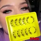 6 Pairs 3D Mink False Eyelashes Natural Wispy Eye Lashes For Women Makeup